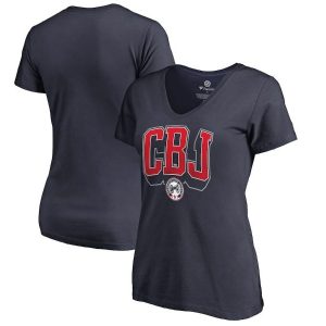 Columbus Blue Jackets Women’s Fan Favorite V-Neck T-Shirt