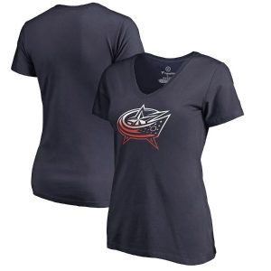 Columbus Blue Jackets Women’s V-Neck T-Shirt