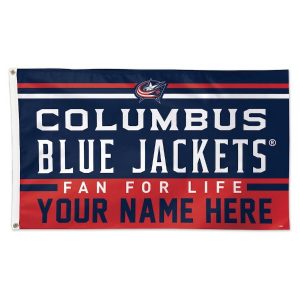 Columbus Blue Jackets WinCraft 3′ x 5′ One-Sided Deluxe Personalized Flag