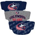 Columbus Blue Jackets WinCraft Adult Face Covering 3-Pack – MADE IN USA