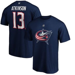 Cam Atkinson Columbus Blue Jackets Navy T-Shirt
