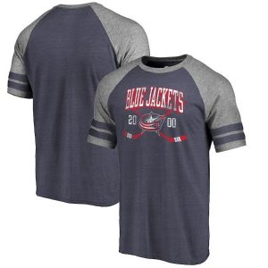 Columbus Blue Jackets Navy Vintage Collection T-Shirt