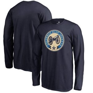 Columbus Blue Jackets Youth Navy Team Alternate Long Sleeve T-Shirt