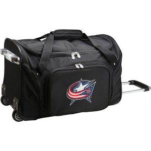 Columbus Blue Jackets Black 22″ 2-Wheeled Duffel Bag