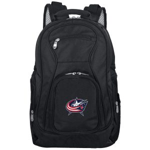 Columbus Blue Jackets Black Trim Color Laptop Backpack